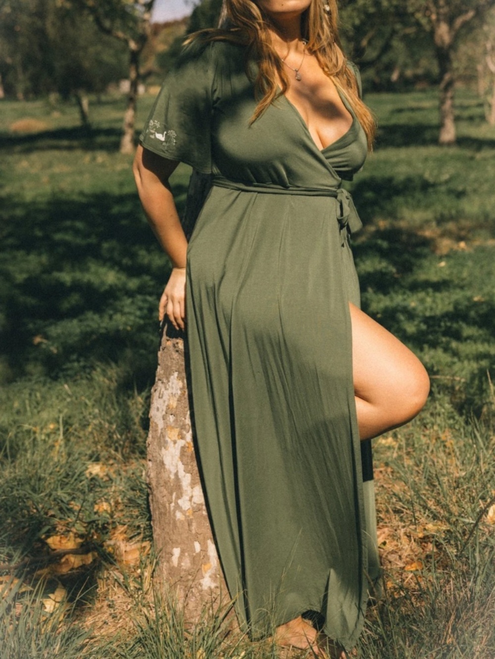XS, EUC Purusha People Soul Messengers Wrap Dress